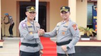 AKBP Erwin Syah Sambut Hangat Pejabat Baru AKBP Dr. Fantry Taherong di Mapolres Sidrap