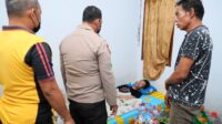 Karo SDM Polda Sulsel Kunjungi Personelnya Yang Menderita Sakit