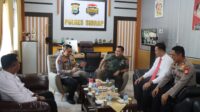 Pererat Kerjasama, Kapolres Sidrap Terima Kunjungan Kehormatan Dandim 1420 Baru
