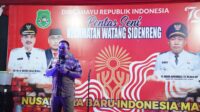 Pentas Seni Meriahkan HUT ke-79 RI di Watang Sidenreng