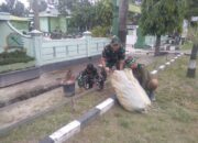 Bersih Bersih di Makodim 1420/Sidrap, Pasiter: Kebersihan cerminan dari Disiplin Kerja