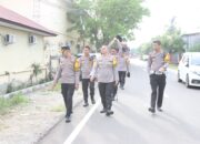 Tingkatkan Disiplin, Kapolres Sidrap Cek Kebersihan Lingkungan Mako dan Asrama