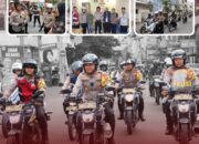 H-1 Pelantikan Presiden Dan Wakil Presiden Terpilih Polres Pelabuhan Makassar Bersama TNI Patroli Skala Besar Untuk Menjamin Keamanan.