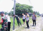 Sinergi TNI-Polri, Kapolres dan Dandim Pastikan Penanganan Cepat di Lokasi Tiang Listrik Tumbang