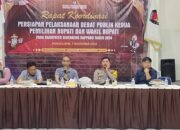 Jelang Debat Publik Kedua, Wakapolres Sidrap Tekankan Sinergi Pengamanan dalam Rakor di KPU