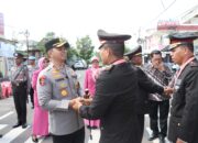 Derap Langkah Perkasa, Gebang Pora Menyaksikan Purna Bakti Personel Polres Sidrap