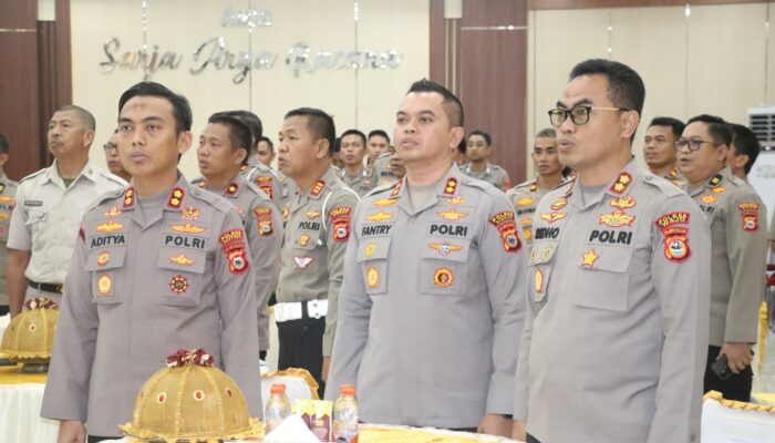 Akhir Operasi Ketupat 2025, Kapolres Sidrap Bersama Sejumlah PJU Hadiri Pengawasan dari Itwasum Polri