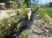 Serma Afsalul Rahman  (Babinsa Koramil 1420-05/Dua Pitue) bersama Petani gelar karya Bhakti