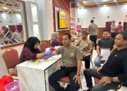 Dukung Tugas Prima, Polres Sidrap Laksanakan Pemeriksaan Rutin Kesehatan Anggota