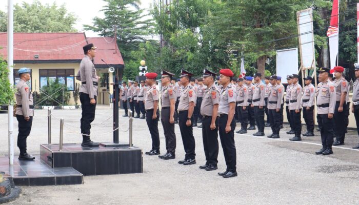 Kapolres Kolaka Pimpin Korp Rapot  Periode 1 Juli 2025 Personil Polres Kolaka
