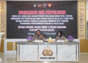 Polres Sidrap Jadi Tuan Rumah Sosialisasi Hukum Oleh Bidkum Polda Sulsel Diikuti Polres Enrekang
