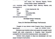 Relaas Panggilan Umum Perkara Perdata antara Sitti Halijah Melawan Fatma, S.H. Binti Salmu Dkk di PN Sidenreng Rappang