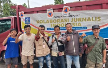 Tak Hanya Memberitakan, KJI Kumpulkan Logistik dan Bergerak ke Wilayah Longsor