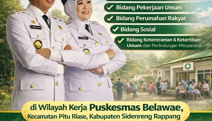 Posyandu Era Baru Resmi Dicanangkan di Pitu Riase, Enam Bidang Pelayanan Terpadu Digulirkan