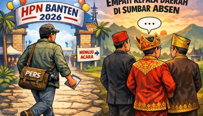 Kuli Tinta Melangkah ke HPN-2026 Banten, Empati Kepala Daerah di Sumbar Absen