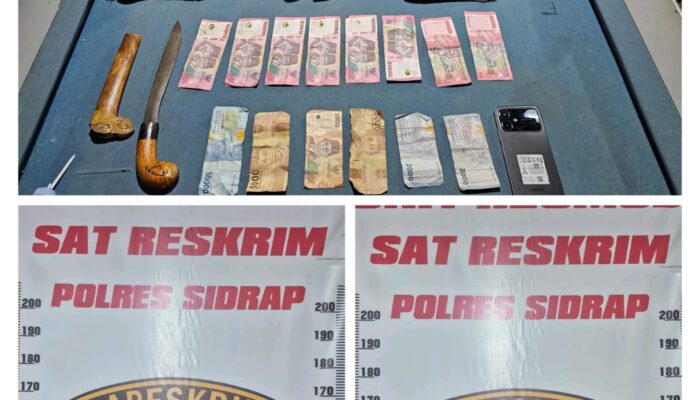 Amankan Pelaku Pemerasan, Kasat Reskrim: Tidak Ada Ruang Premanisme di Kabupaten Sidrap