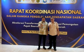 Akselerasi Pengelolaan PAD, Sekda Sidrap Ikuti Rakornas Pendapatan Daerah Bersama Kemendagri