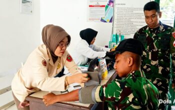 30 Personel Yon TP 872/Andi Djemma Jalani Pemeriksaan Kesehatan, Seluruhnya Dinyatakan Fit