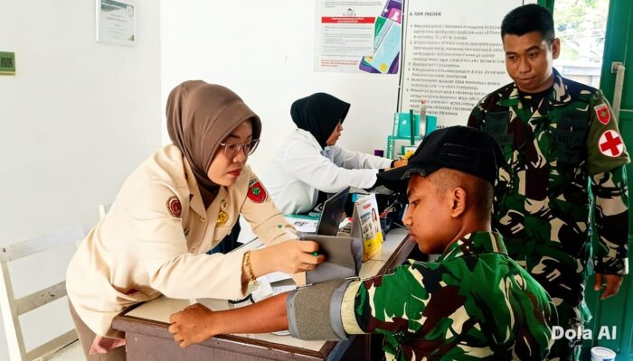 30 Personel Yon TP 872/Andi Djemma Jalani Pemeriksaan Kesehatan, Seluruhnya Dinyatakan Fit