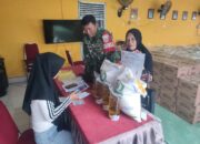 BABINSA MOJONG DAMPINGI PENYALURAN BANTUAN PAANGAN BULAN FEBRUARI-MARET DI SIDRAP
